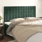 vidaXL Kopfteile 4 Stk. Dunkelgrün 90x5x78/88 cm Samt vidaXL Kopfteile 4 Stk. Dunkelgrün 90x5x78/88 cm Samt