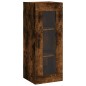 Highboard Räuchereiche 34,5x34x180 cm Holzwerkstoff Highboard Räuchereiche 34,5x34x180 cm Holzwerkstoff