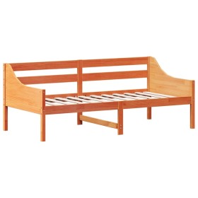 vidaXL Tagesbett Wachsbraun 75x190 cm Massivholz Kiefer