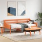 vidaXL Tagesbett Wachsbraun 75x190 cm Massivholz Kiefer vidaXL Tagesbett Wachsbraun 75x190 cm Massivholz Kiefer