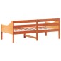 vidaXL Tagesbett Wachsbraun 75x190 cm Massivholz Kiefer vidaXL Tagesbett Wachsbraun 75x190 cm Massivholz Kiefer