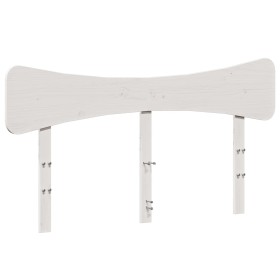 vidaXL Kopfteil Weiß 150 cm Massivholz Kiefer
