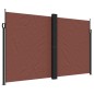 vidaXL Seitenmarkise Ausziehbar Braun 200x1000 cm vidaXL Seitenmarkise Ausziehbar Braun 200x1000 cm