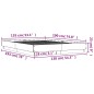 vidaXL Bettgestell Braun Eichen-Optik 135x190 cm Holzwerkstoff vidaXL Bettgestell Braun Eichen-Optik 135x190 cm Holzwerkstoff