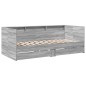 vidaXL Tagesbett mit Schubladen Grau Sonoma 75x190 cm Holzwerkstoff vidaXL Tagesbett mit Schubladen Grau Sonoma 75x190 cm Holzwerkstoff