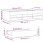 vidaXL Tagesbett mit Schubladen Sonoma-Eiche 75x190 cm Holzwerkstoff vidaXL Tagesbett mit Schubladen Sonoma-Eiche 75x190 cm Holzwerkstoff