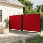 vidaXL Seitenmarkise Ausziehbar Rot 180x1000 cm vidaXL Seitenmarkise Ausziehbar Rot 180x1000 cm