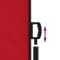 vidaXL Seitenmarkise Ausziehbar Rot 180x1000 cm vidaXL Seitenmarkise Ausziehbar Rot 180x1000 cm