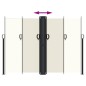 vidaXL Seitenmarkise Ausziehbar Creme 180x1000 cm vidaXL Seitenmarkise Ausziehbar Creme 180x1000 cm