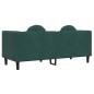 vidaXL Sofa mit Kissen 2-Sitzer Dunkelgrün Samt vidaXL Sofa mit Kissen 2-Sitzer Dunkelgrün Samt