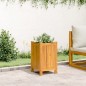 vidaXL Pflanzkübel mit Einlage 31x31x50 cm Massivholz Akazie vidaXL Pflanzkübel mit Einlage 31x31x50 cm Massivholz Akazie