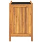 vidaXL Pflanzkübel mit Einlage 31x31x50 cm Massivholz Akazie vidaXL Pflanzkübel mit Einlage 31x31x50 cm Massivholz Akazie
