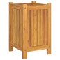 vidaXL Pflanzkübel mit Einlage 31x31x50 cm Massivholz Akazie vidaXL Pflanzkübel mit Einlage 31x31x50 cm Massivholz Akazie