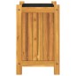 vidaXL Pflanzkübel mit Einlage 31x31x50 cm Massivholz Akazie vidaXL Pflanzkübel mit Einlage 31x31x50 cm Massivholz Akazie