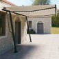 vidaXL Markise Manuell Einziehbar mit LED 4,5x3 m Creme vidaXL Markise Manuell Einziehbar mit LED 4,5x3 m Creme