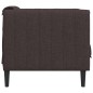 vidaXL Sessel Dunkelbraun Stoff vidaXL Sessel Dunkelbraun Stoff