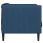 vidaXL Sessel Blau Stoff vidaXL Sessel Blau Stoff