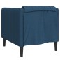 vidaXL Sessel Blau Stoff vidaXL Sessel Blau Stoff