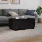 vidaXL Couchtisch mit LED-Leuchten Schwarz 90x50x40 cm vidaXL Couchtisch mit LED-Leuchten Schwarz 90x50x40 cm