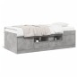 vidaXL Tagesbett mit Schubladen Betongrau 90x200 cm Holzwerkstoff vidaXL Tagesbett mit Schubladen Betongrau 90x200 cm Holzwerkstoff