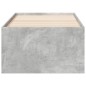vidaXL Tagesbett mit Schubladen Betongrau 90x200 cm Holzwerkstoff vidaXL Tagesbett mit Schubladen Betongrau 90x200 cm Holzwerkstoff