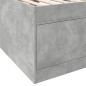 vidaXL Tagesbett mit Schubladen Betongrau 90x200 cm Holzwerkstoff vidaXL Tagesbett mit Schubladen Betongrau 90x200 cm Holzwerkstoff
