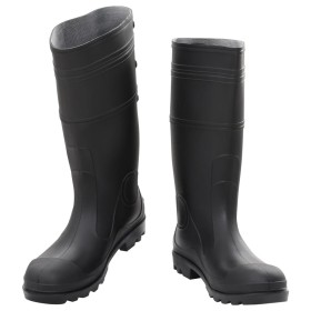 vidaXL Gummistiefel Schwarz Größe 46 PVC