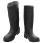 vidaXL Gummistiefel Schwarz Größe 46 PVC vidaXL Gummistiefel Schwarz Größe 46 PVC