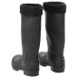 vidaXL Gummistiefel mit Herausnehmbarem Innenfutter Schwarz Gr. 39 PVC vidaXL Gummistiefel mit Herausnehmbarem Innenfutter Schwarz Gr. 39 PVC