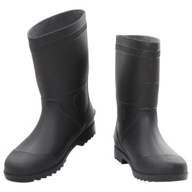 vidaXL Gummistiefel Schwarz Größe 44 PVC