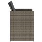 vidaXL Gartenstühle mit Kissen 4 Stk. Grau Poly Rattan vidaXL Gartenstühle mit Kissen 4 Stk. Grau Poly Rattan
