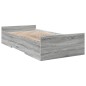 vidaXL Bettgestell mit Schubladen Grau Sonoma 90x200 cm Holzwerkstoff vidaXL Bettgestell mit Schubladen Grau Sonoma 90x200 cm Holzwerkstoff