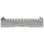 vidaXL Bettgestell mit Schubladen Grau Sonoma 75x190 cm Holzwerkstoff vidaXL Bettgestell mit Schubladen Grau Sonoma 75x190 cm Holzwerkstoff