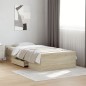 vidaXL Bettgestell mit Schubladen Sonoma-Eiche 90x200cm Holzwerkstoff vidaXL Bettgestell mit Schubladen Sonoma-Eiche 90x200cm Holzwerkstoff