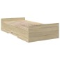 vidaXL Bettgestell mit Schubladen Sonoma-Eiche 90x200cm Holzwerkstoff vidaXL Bettgestell mit Schubladen Sonoma-Eiche 90x200cm Holzwerkstoff