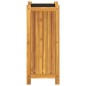 vidaXL Pflanzkübel mit Einlage 31x31x75 cm Massivholz Akazie vidaXL Pflanzkübel mit Einlage 31x31x75 cm Massivholz Akazie