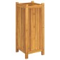 vidaXL Pflanzkübel mit Einlage 31x31x75 cm Massivholz Akazie vidaXL Pflanzkübel mit Einlage 31x31x75 cm Massivholz Akazie