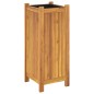 vidaXL Pflanzkübel mit Einlage 31x31x75 cm Massivholz Akazie vidaXL Pflanzkübel mit Einlage 31x31x75 cm Massivholz Akazie
