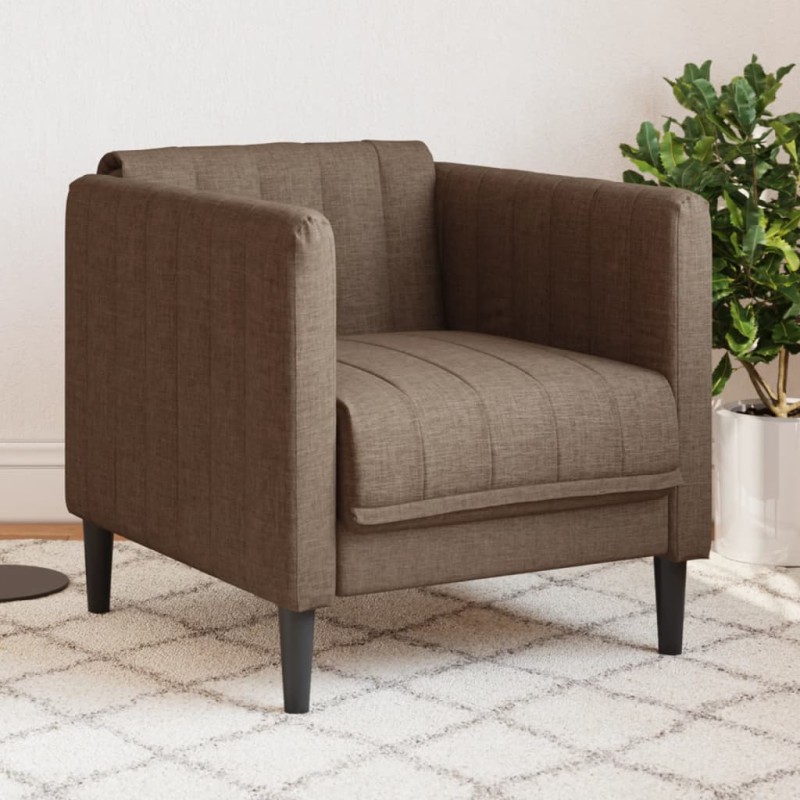 vidaXL Sessel Braun Stoff vidaXL Sessel Braun Stoff