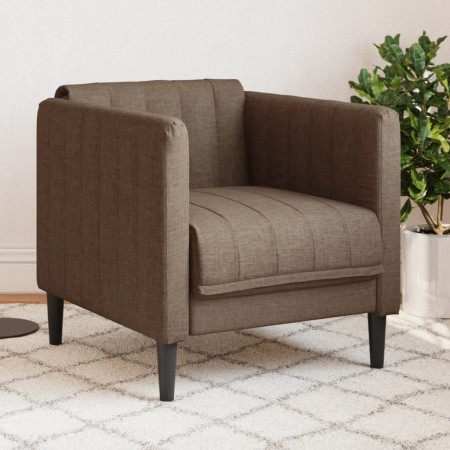 vidaXL Sessel Braun Stoff