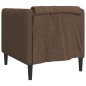 vidaXL Sessel Braun Stoff vidaXL Sessel Braun Stoff