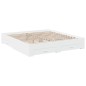 vidaXL Bettgestell mit Schubladen Weiß 200x200 cm Holzwerkstoff vidaXL Bettgestell mit Schubladen Weiß 200x200 cm Holzwerkstoff