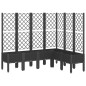 vidaXL Pflanzkübel mit Rankgitter Schwarz 160x120x142 cm PP vidaXL Pflanzkübel mit Rankgitter Schwarz 160x120x142 cm PP