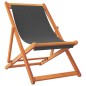 vidaXL Strandstühle 2 Stk. Klappbar Grau Stoff vidaXL Strandstühle 2 Stk. Klappbar Grau Stoff