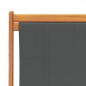 vidaXL Strandstühle 2 Stk. Klappbar Grau Stoff vidaXL Strandstühle 2 Stk. Klappbar Grau Stoff