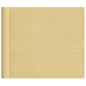 vidaXL Balkon-Sichtschutz Sandfarben 90x600 cm 100% Polyester-Oxford vidaXL Balkon-Sichtschutz Sandfarben 90x600 cm 100% Polyester-Oxford