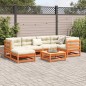 vidaXL 7-tlg. Garten-Sofagarnitur mit Kissen Wachsbraun Kiefernholz vidaXL 7-tlg. Garten-Sofagarnitur mit Kissen Wachsbraun Kiefernholz