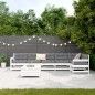 vidaXL 7-tlg. Garten-Sofagarnitur Weiß Massivholz Kiefer vidaXL 7-tlg. Garten-Sofagarnitur Weiß Massivholz Kiefer