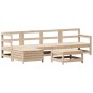 vidaXL 6-tlg. Garten-Sofagarnitur Massivholz Kiefer vidaXL 6-tlg. Garten-Sofagarnitur Massivholz Kiefer