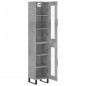 vidaXL Highboard Betongrau 34,5x34x180 cm Holzwerkstoff vidaXL Highboard Betongrau 34,5x34x180 cm Holzwerkstoff
